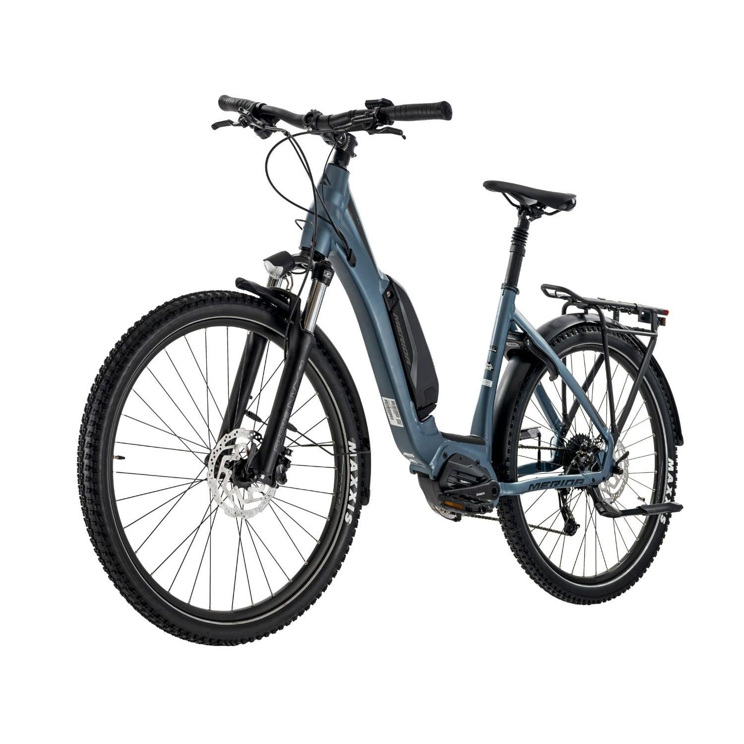 Merida eSpresso CC 400 SE EQ 504Wh Electric Hybrid Bike Silk Blue Steel/Black