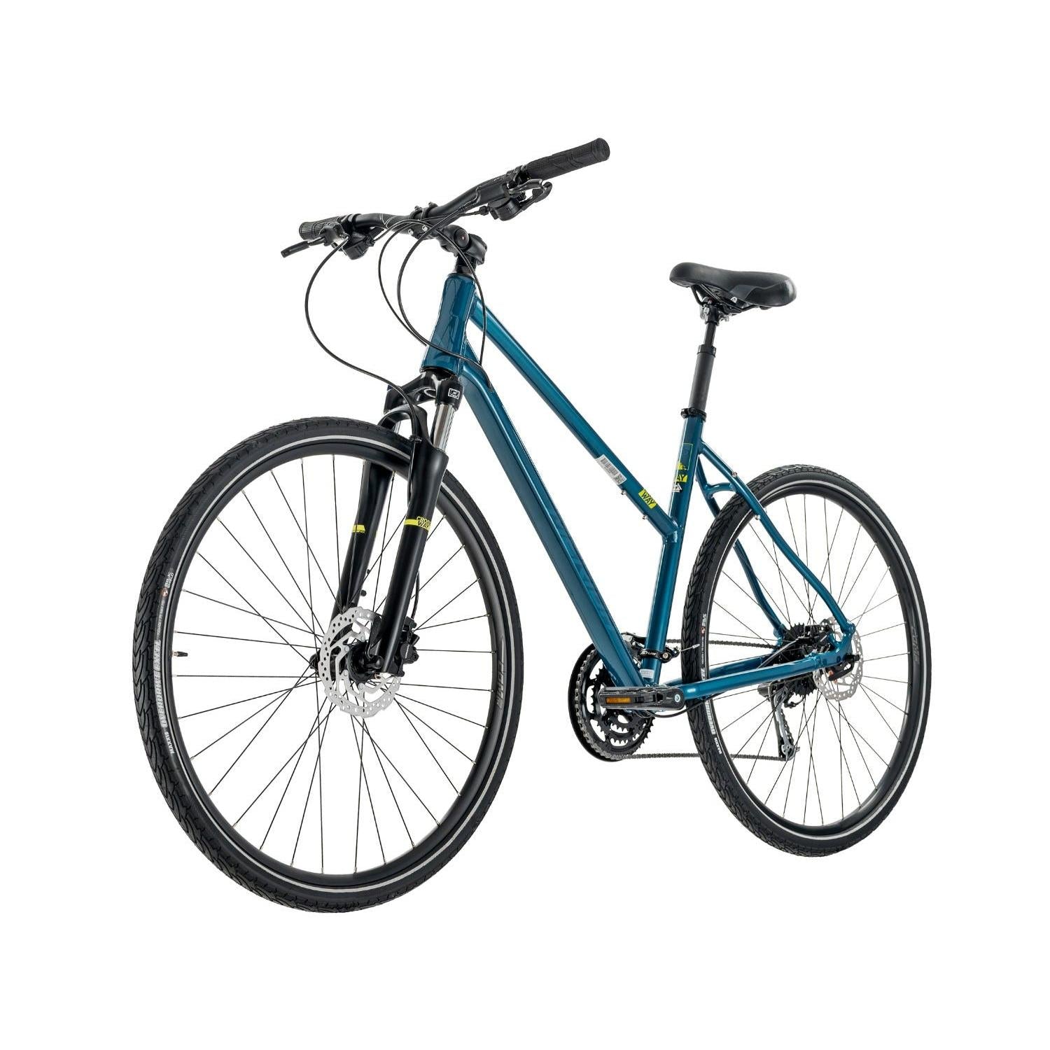 Merida Crossway 100 Hybrid Bike Teal/Silver