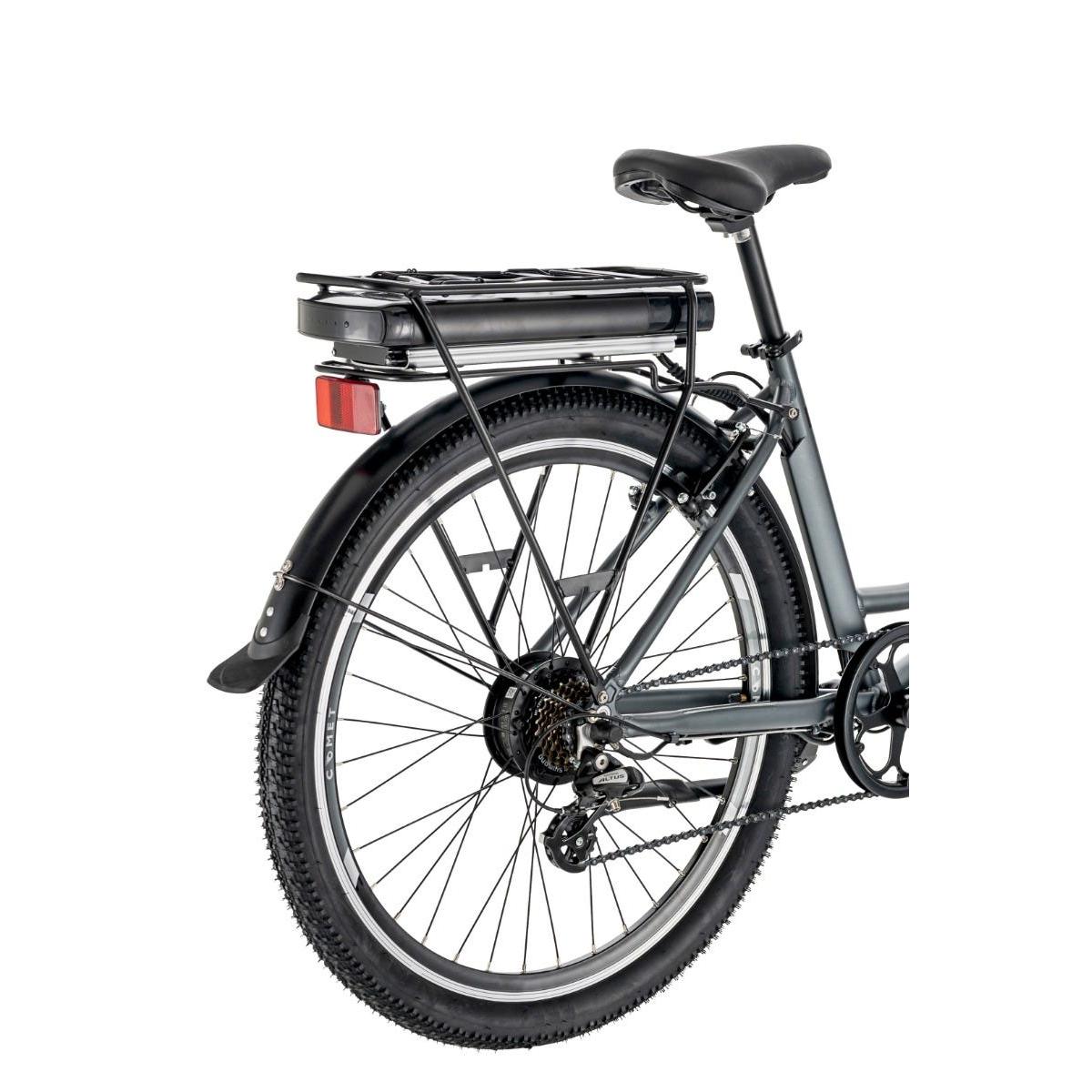 Pedal Comet Step Through 27.5'' Electric Cruiser Bike Lunar Grey