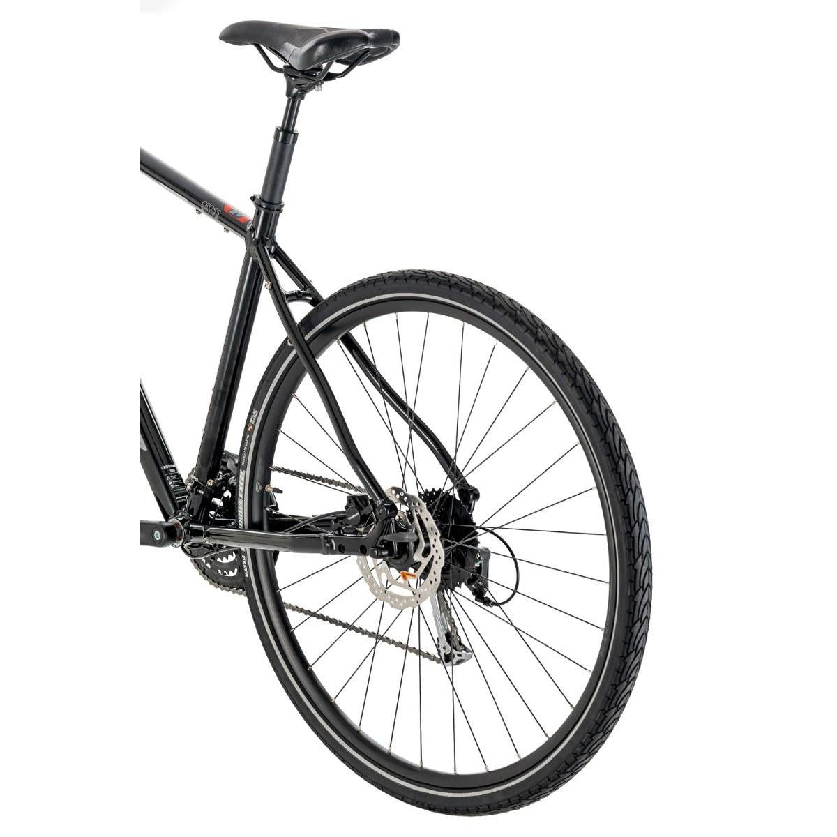 Merida Crossway 100 Hybrid Bike Black/Silver – 99 Bikes