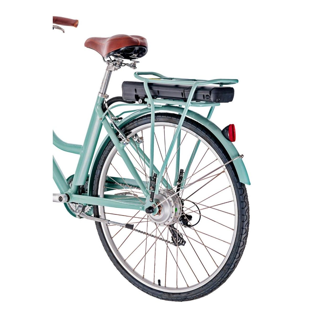 Pedal Uptown ELC Electric Vintage Cruiser Bike Sage/Black