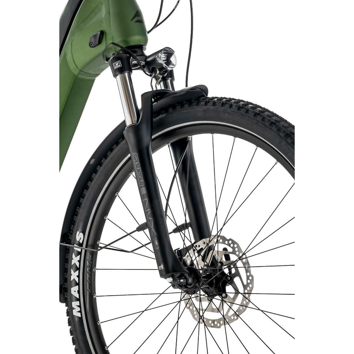 Merida eSpresso CC 400 EQ 630Wh Electric Hybrid Bike Matt Fog Green/Black