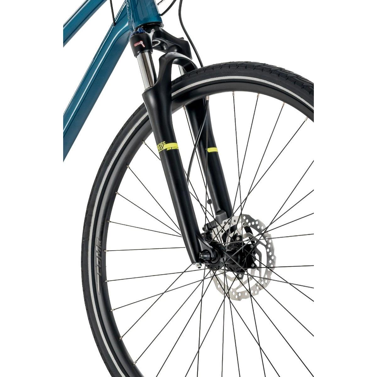 Merida Crossway 100 Hybrid Bike Teal/Silver
