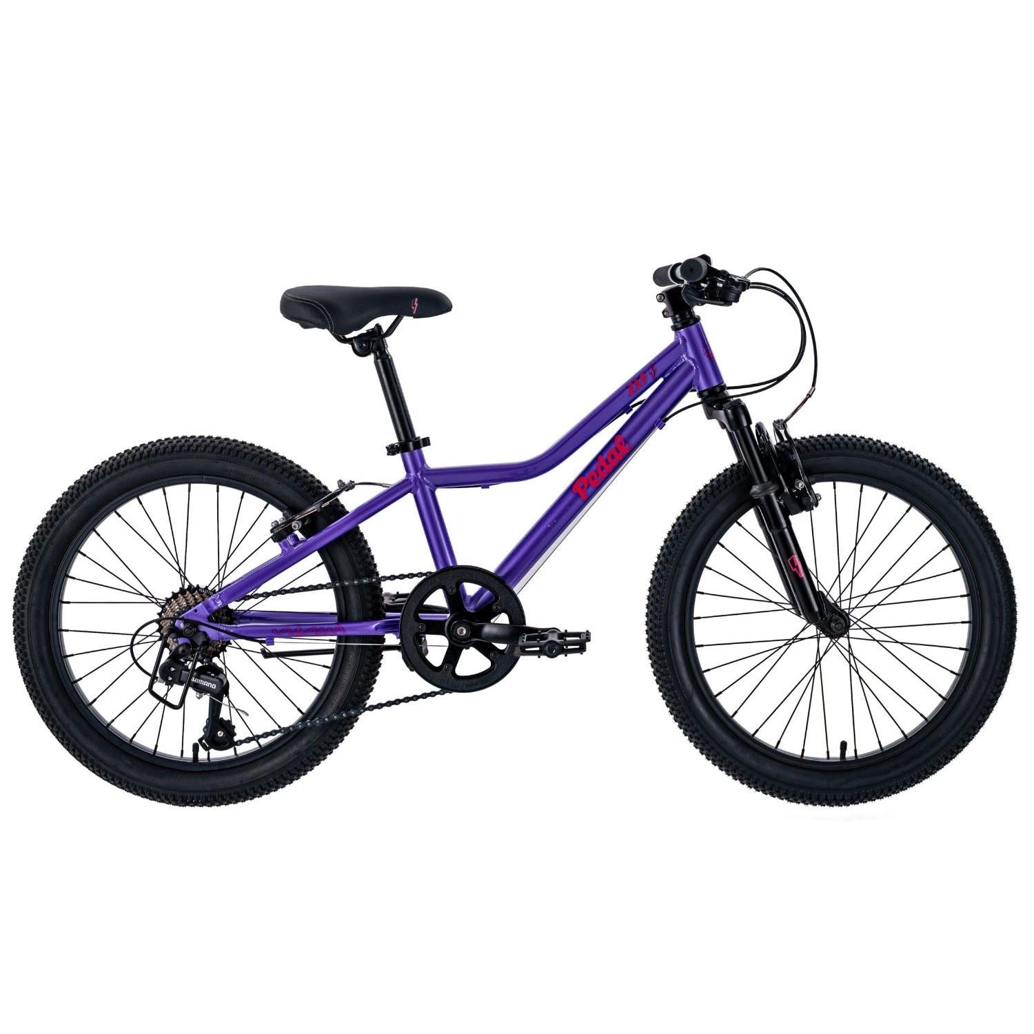 Pedal Zap 20'' Kids Bike Purple/Pink
