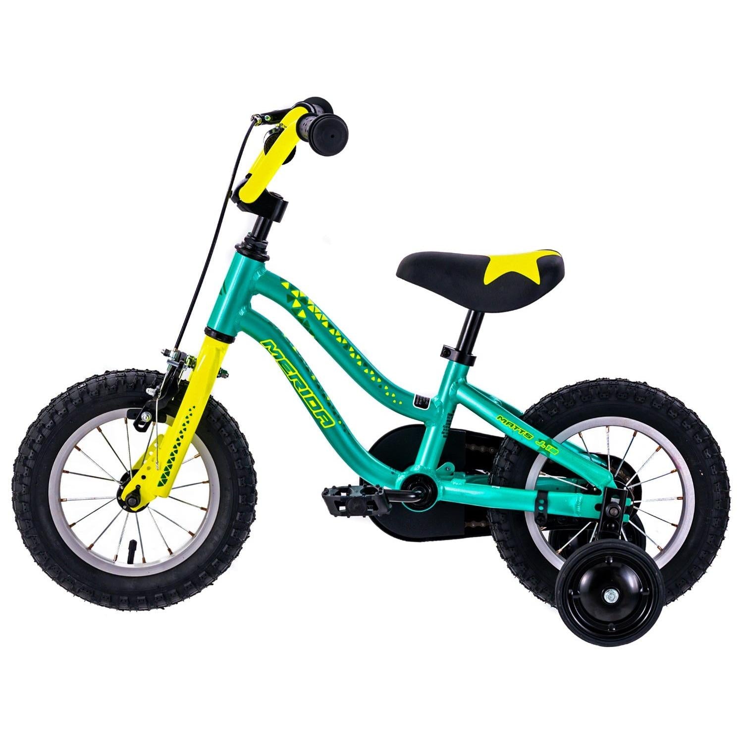 Merida Matts J12 Kids Bike Silk Teal/Yellow