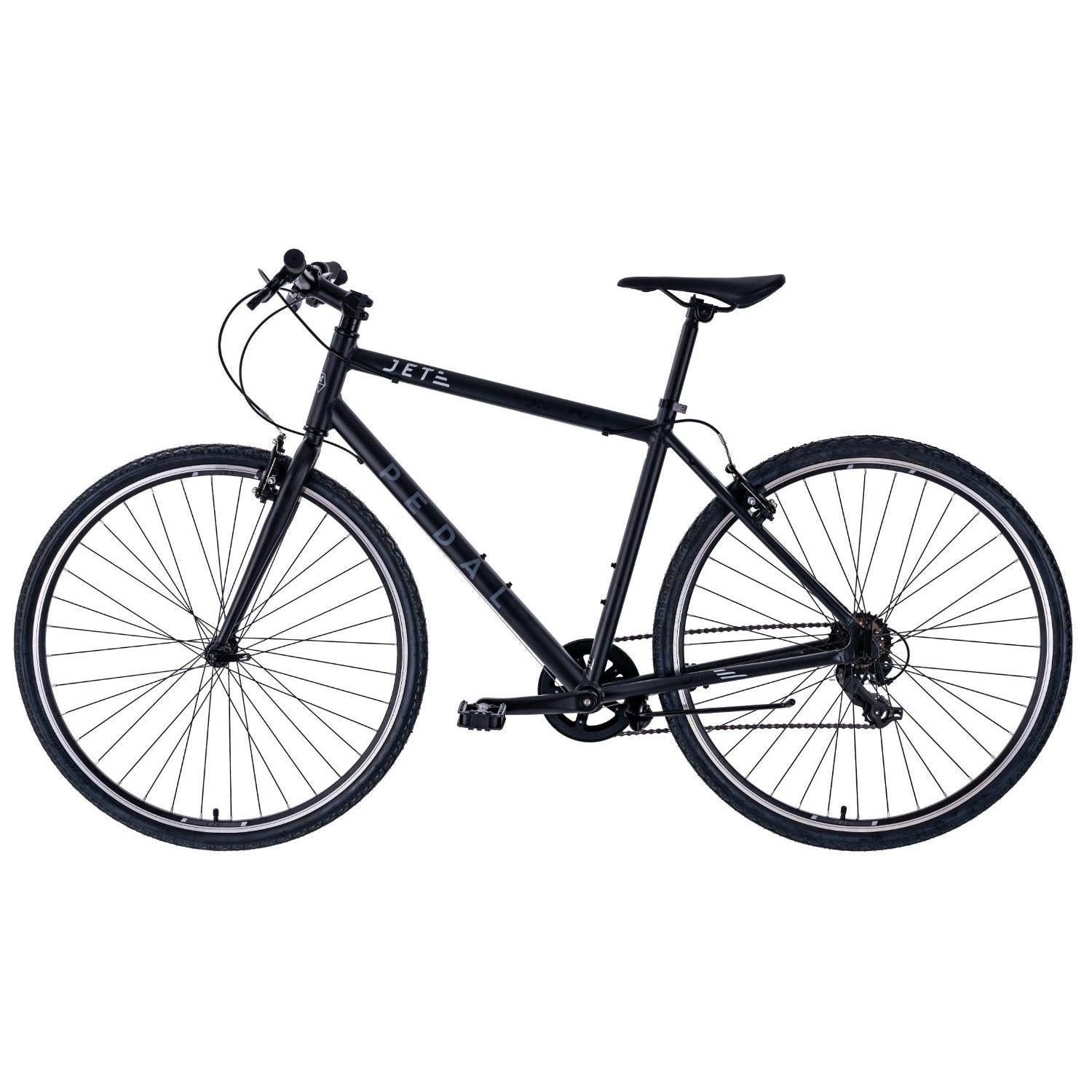 Pedal Jet 2 Trigger Flat Bar Road Bike Black