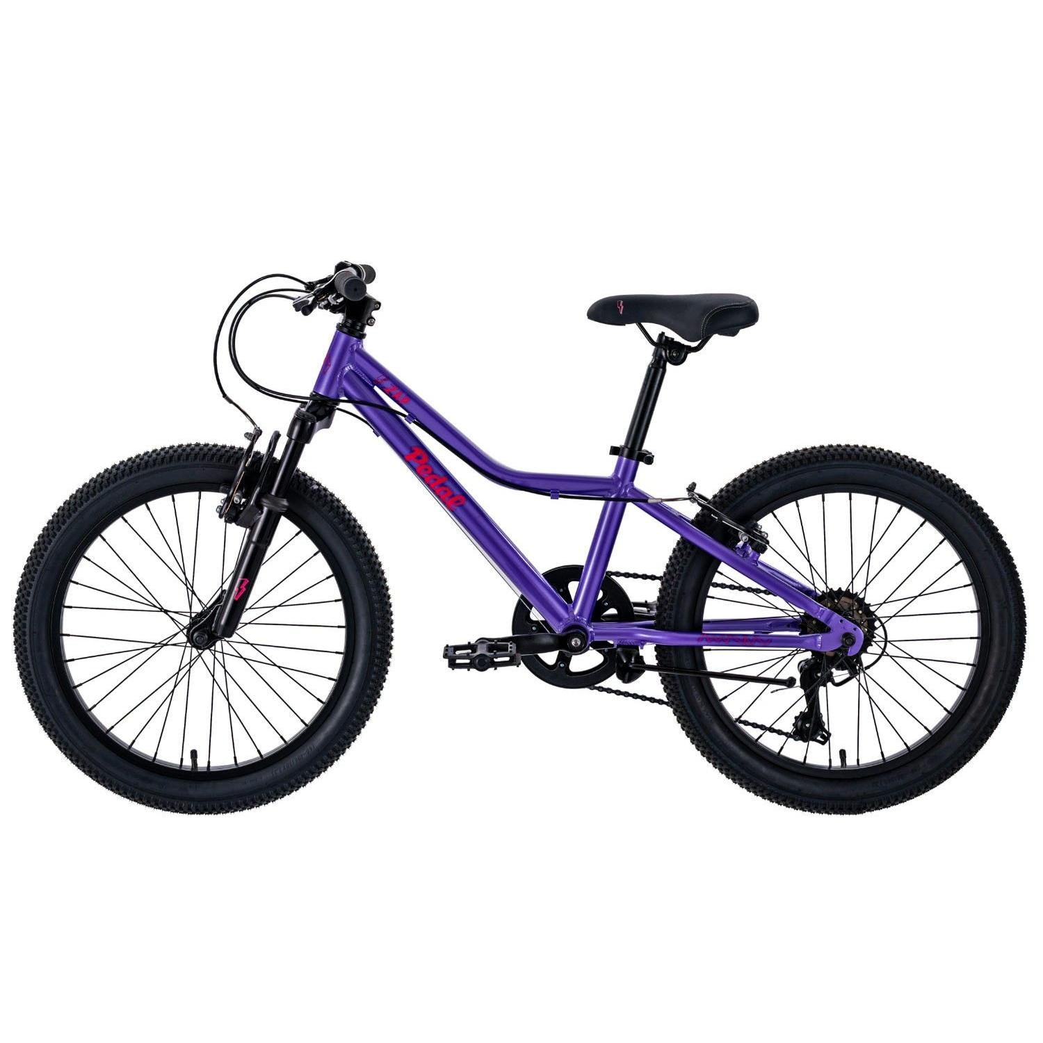 Pedal Zap 20'' Kids Bike Purple/Pink