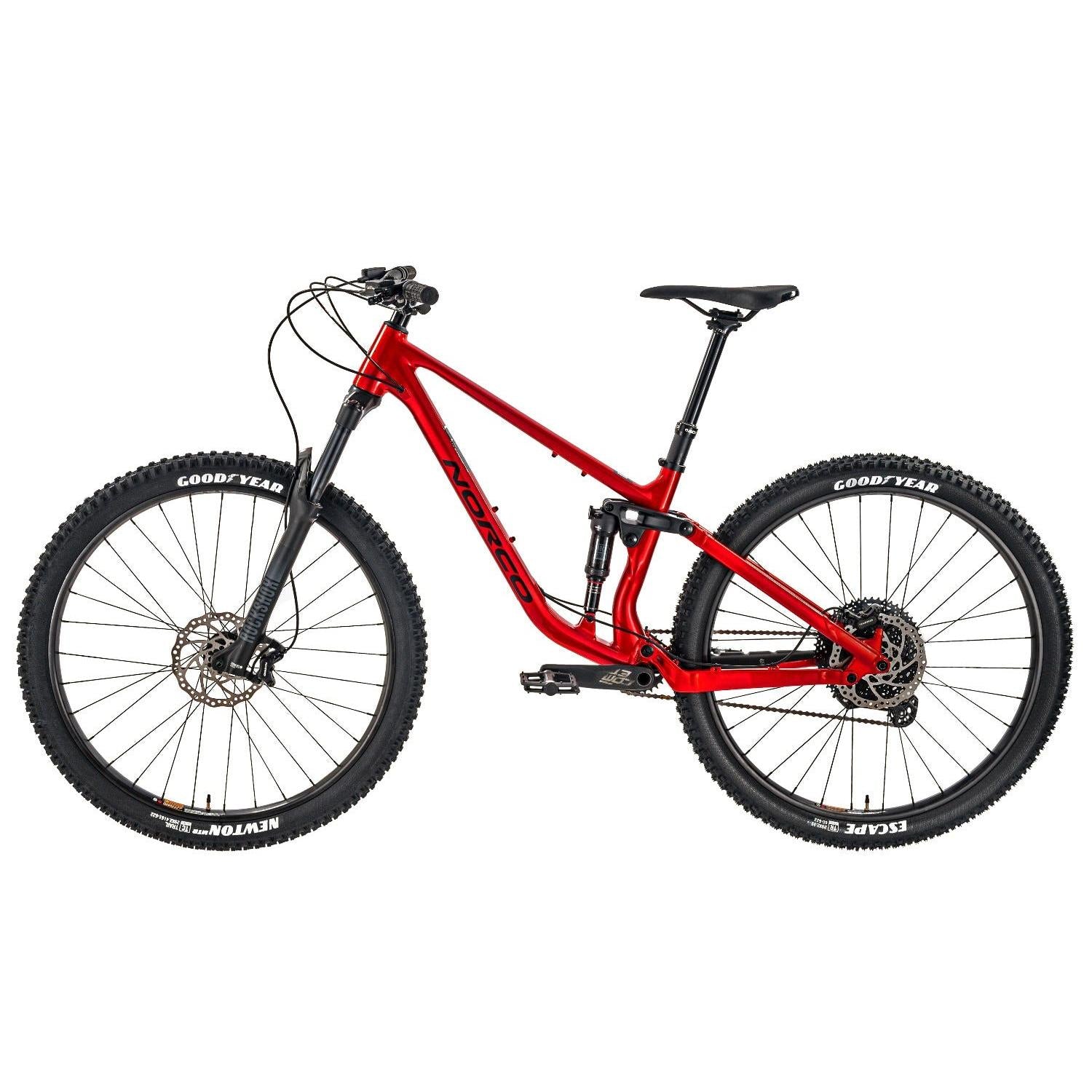 Norco Fluid FS 4 Dual Suspension Mountain Bike Red/Black