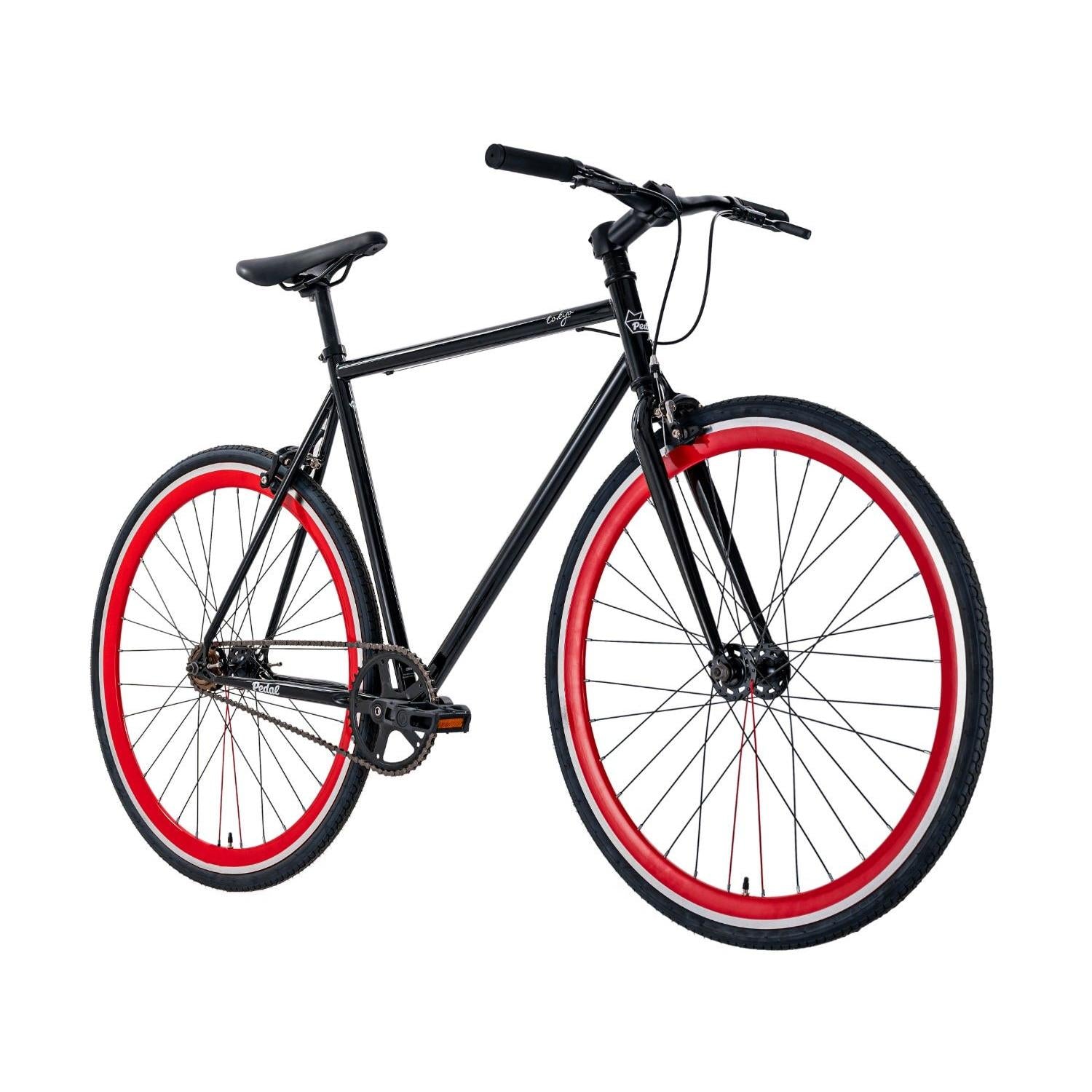 Pedal Messenger Tokyo Fixie Bike Black