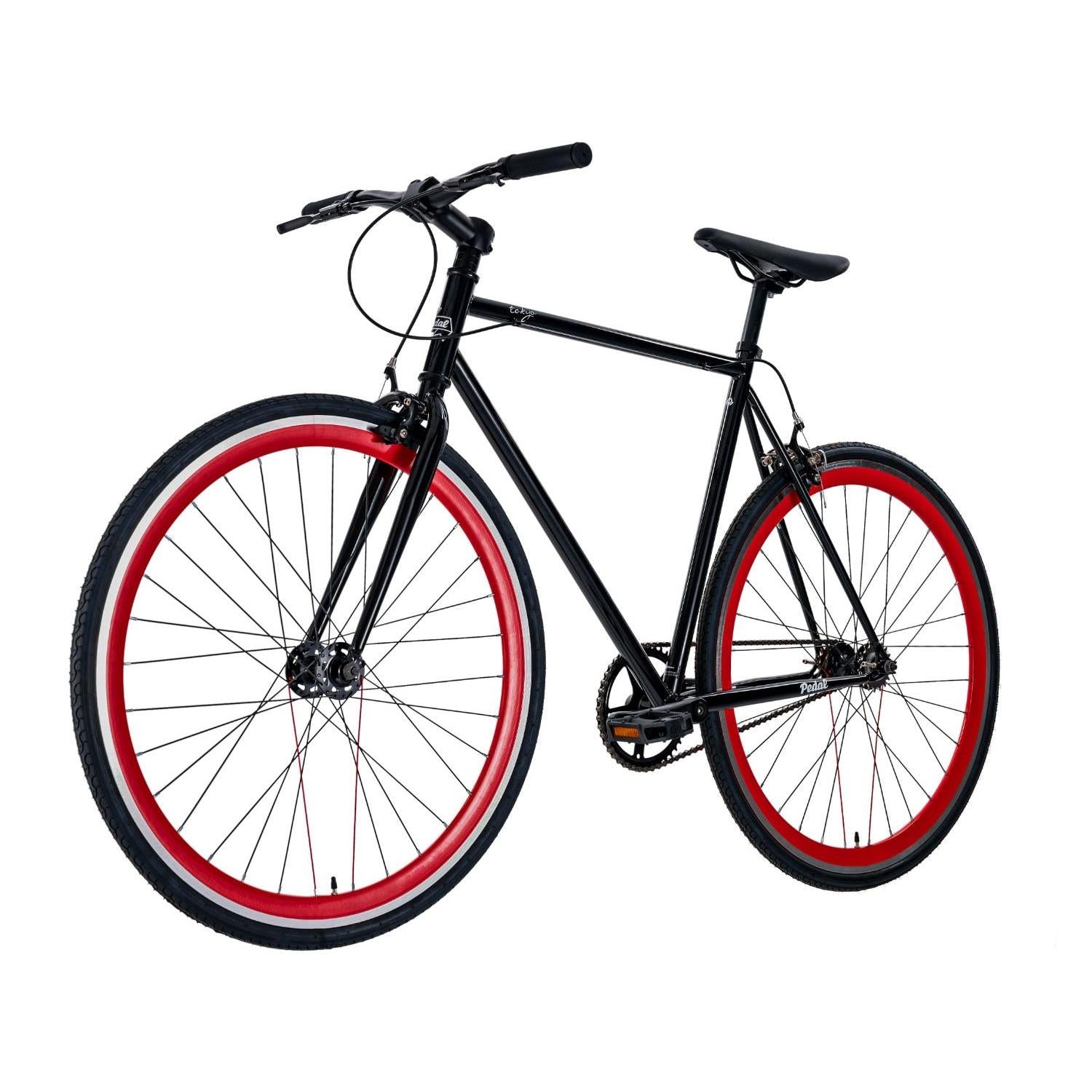 Pedal Messenger Tokyo Fixie Bike Black