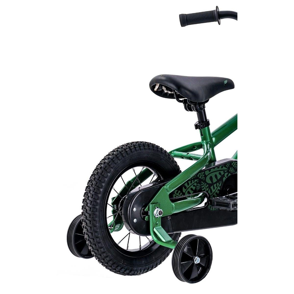 green pedal bike Pedal Sprout Steel Kids bike Green/Black