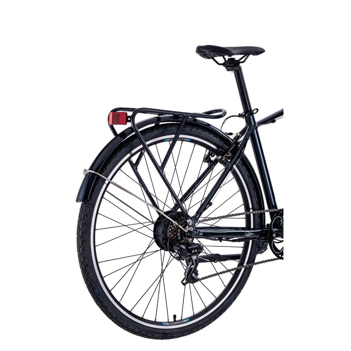 Pedal Lightning 700C Electric Hybrid Bike Black
