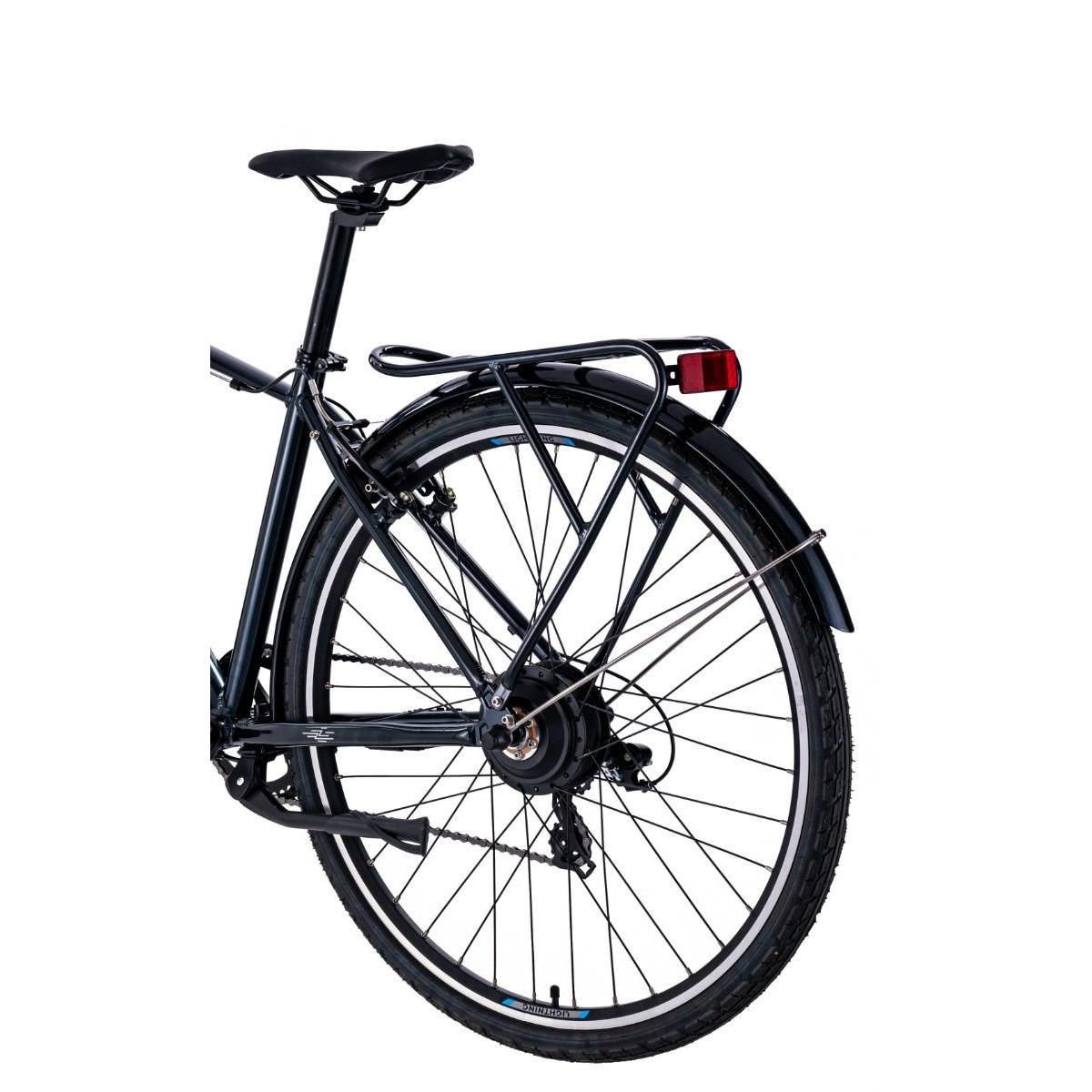 Pedal Lightning 700C Electric Hybrid Bike Black