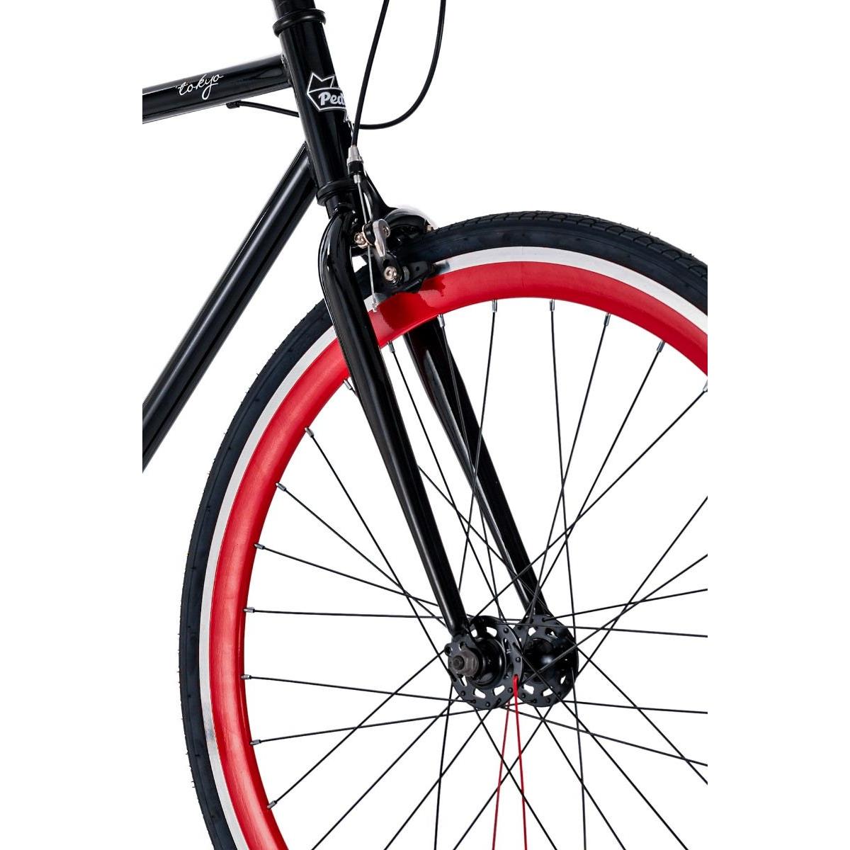 Pedal Messenger Tokyo Fixie Bike Black