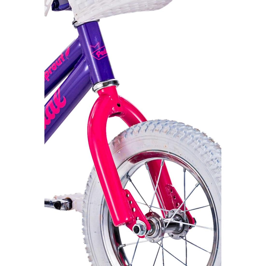 Pedal Sprout Steel Kids Bike Pink/Purple