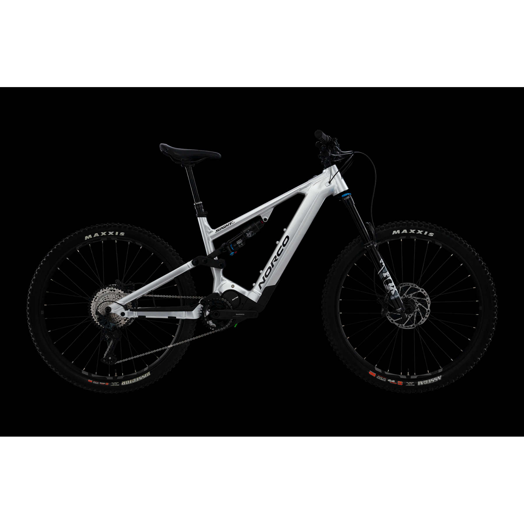 Norco Sight VLT A1 Electric Dual Suspension Mountain Bike Silver/Black