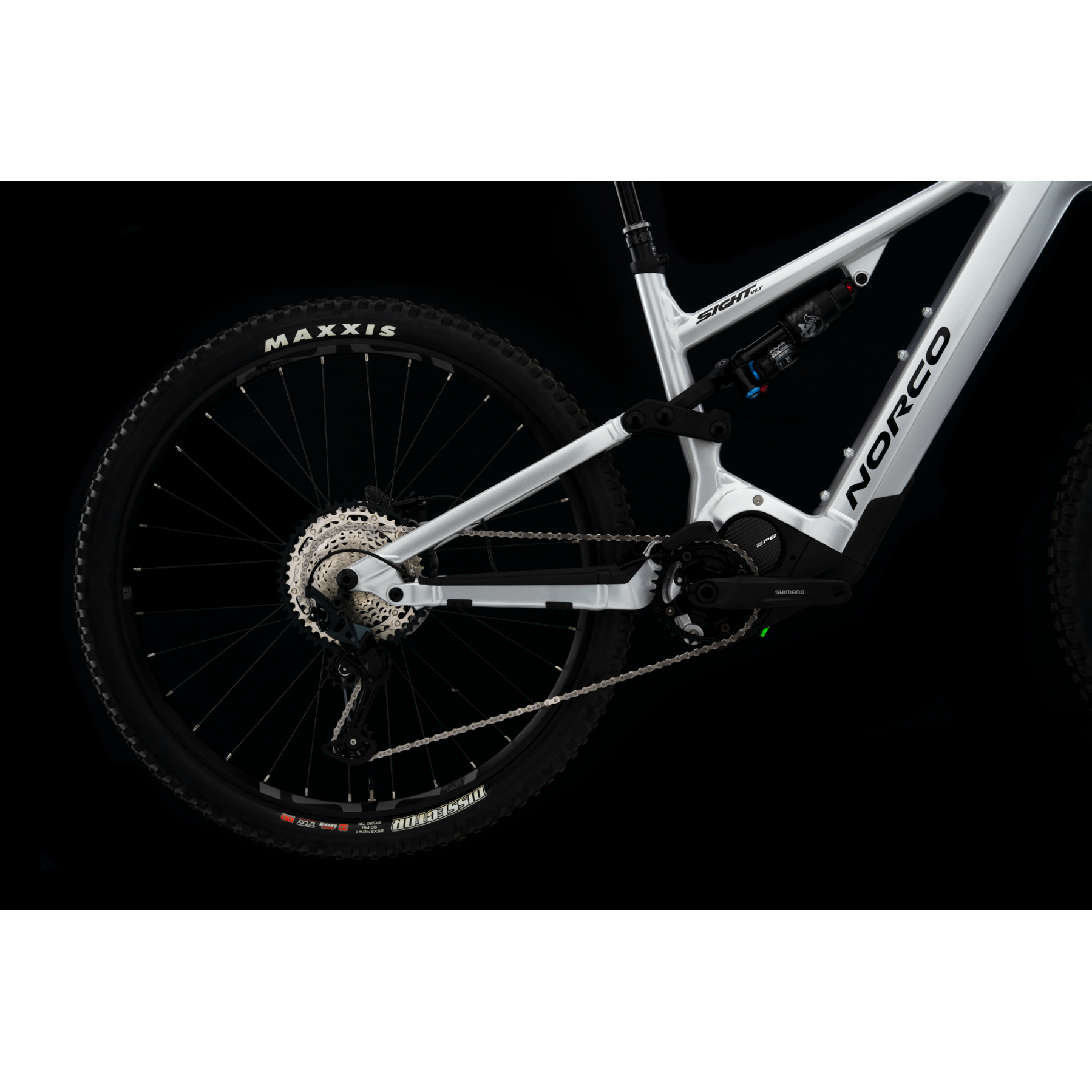 Norco Sight VLT A1 Electric Dual Suspension Mountain Bike Silver/Black
