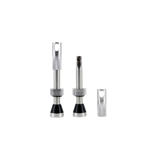Peatys Tubeless Valves 60mm Silver