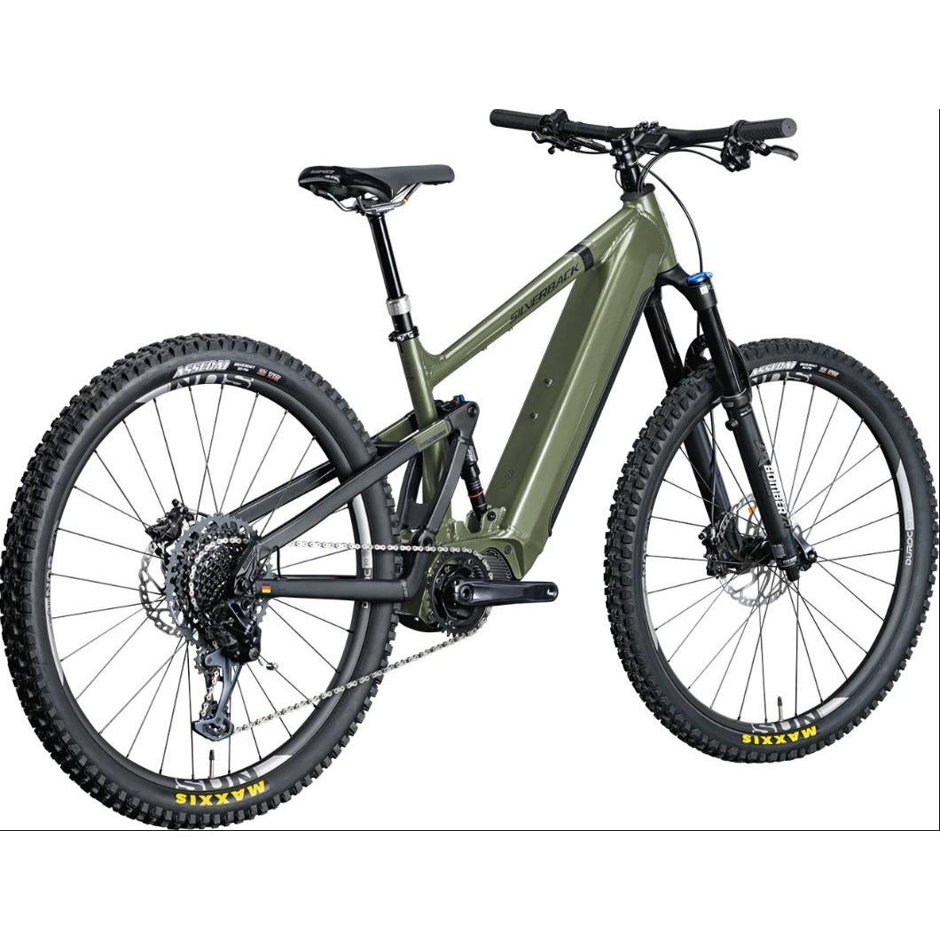 Silverback S-Electro AL2 Elite Electric Mountain Bike Khaki Green/Black