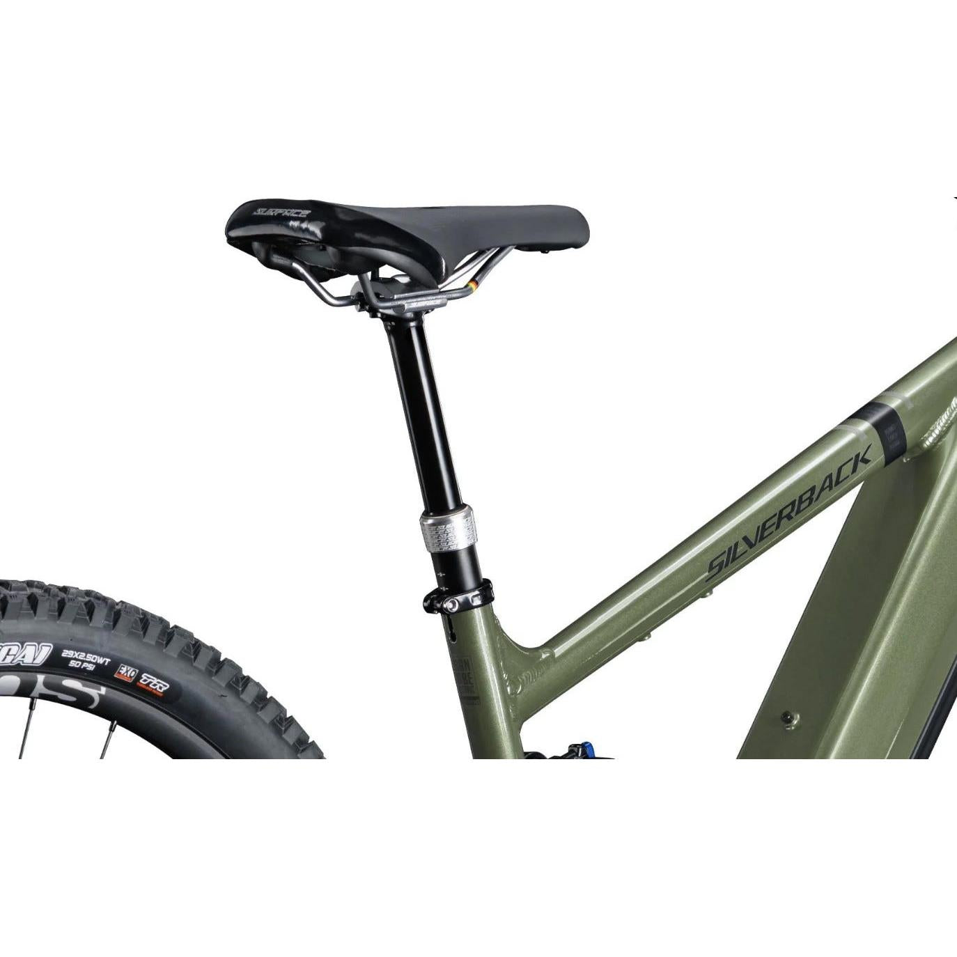 Silverback S-Electro AL2 Elite Electric Mountain Bike Khaki Green/Black