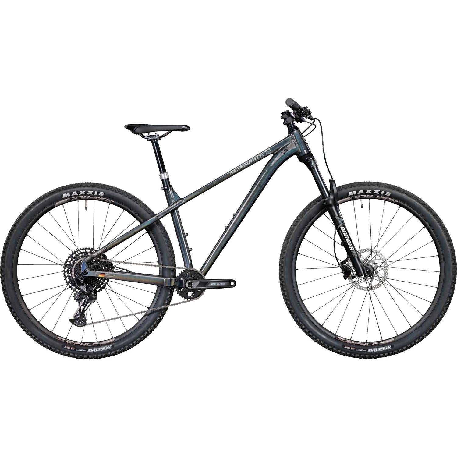 Silverback Slade Pro 29'' Hardtail Mountain Bike Rainbow Silver
