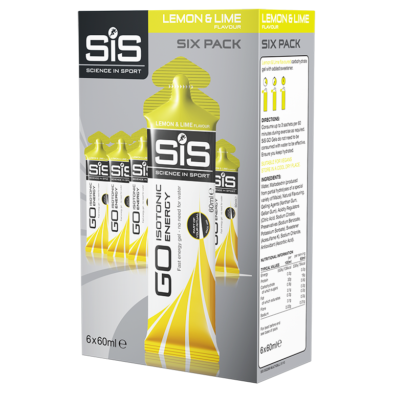 SIS GO Isotonic Energy Gels Lemon & Lime 6 X 60ml