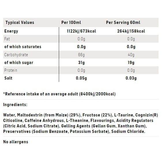 SIS Beta Fuel Plus Nootropics Gel Apple 6x 60ml Sachet