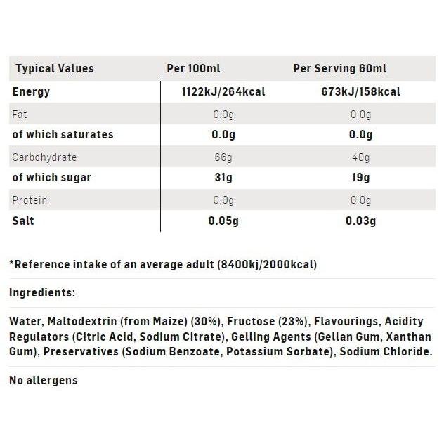 SIS Beta Fuel Gel Orange 6x 60ml Sachet