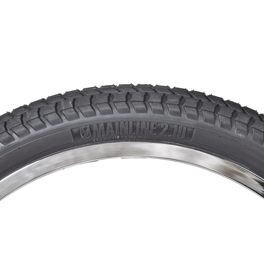 S&M Mainline BMX Tyre 20 X 2.4'' Black