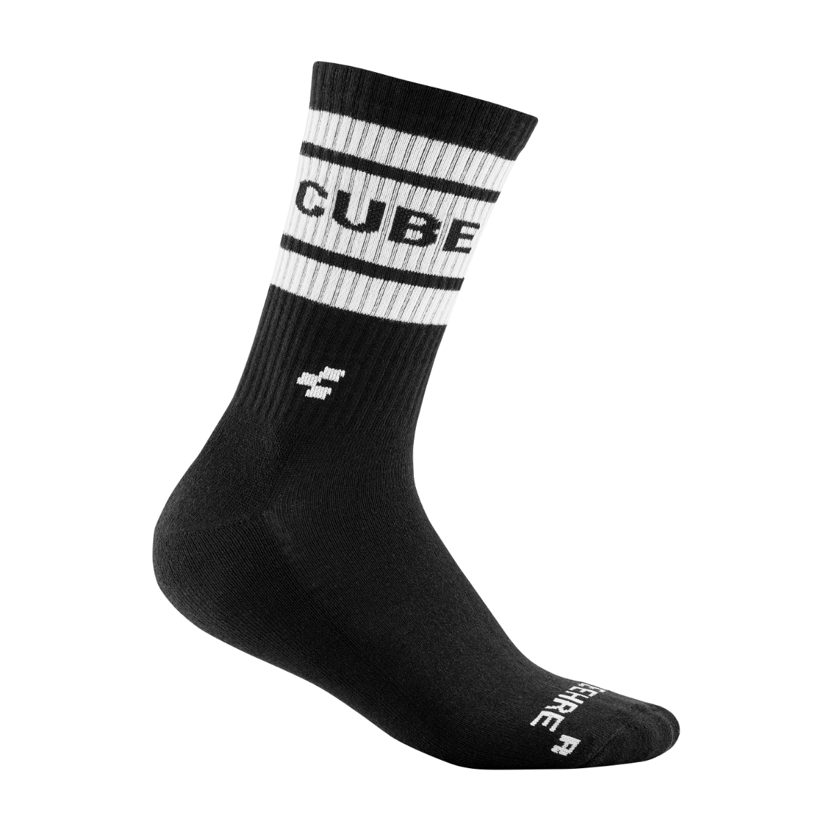 Cube After Race High Cut Socks Black/White