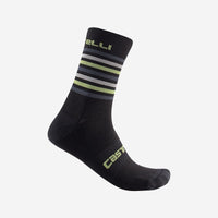 Castelli Gregge 15 Socks Black/Dark Grey
