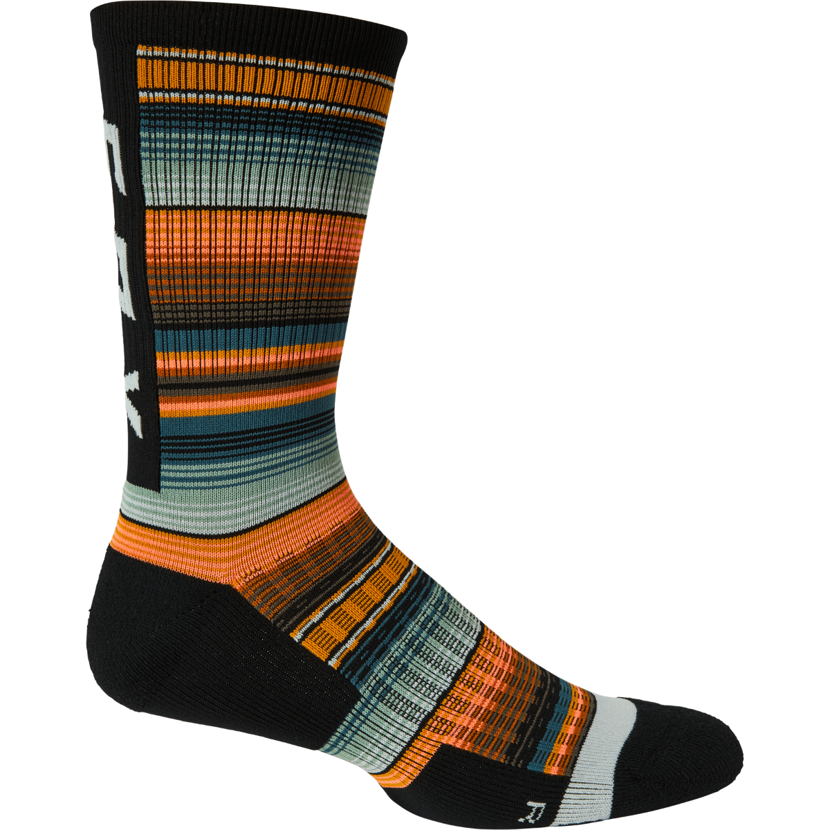 Fox Ranger Cushion 8'' Socks Green Orange