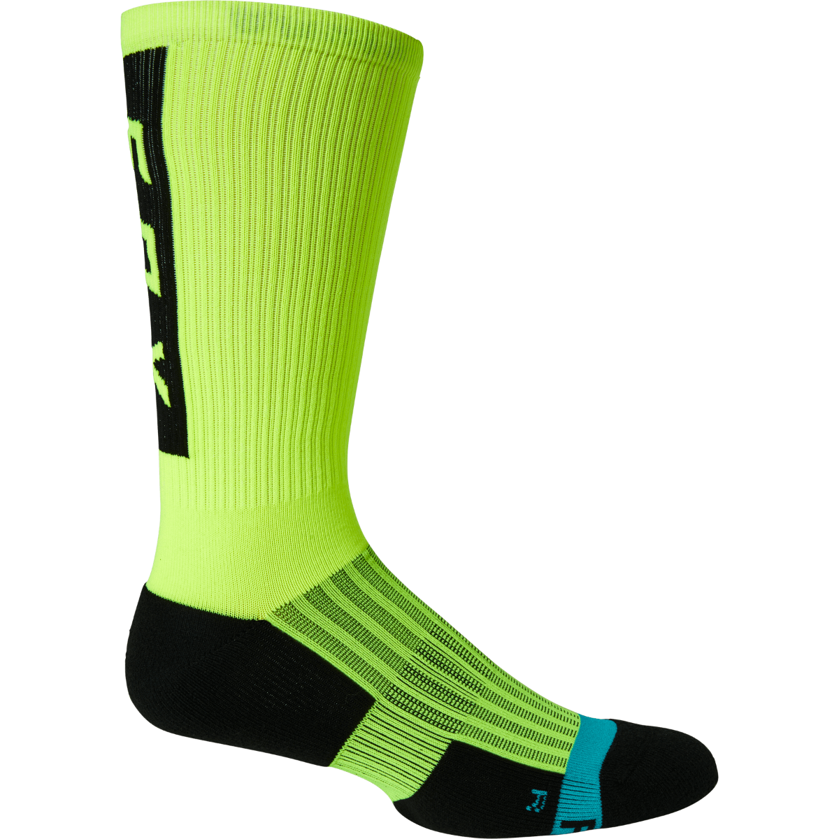 Fox Ranger Cushion 10" Socks Fluro Yellow