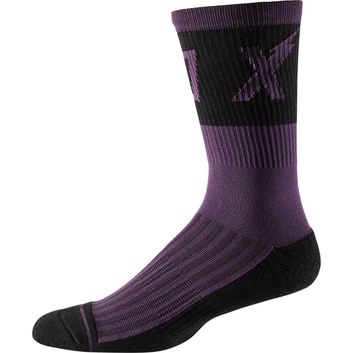 FOX Trail Cushion 8'' Socks Dark Purple