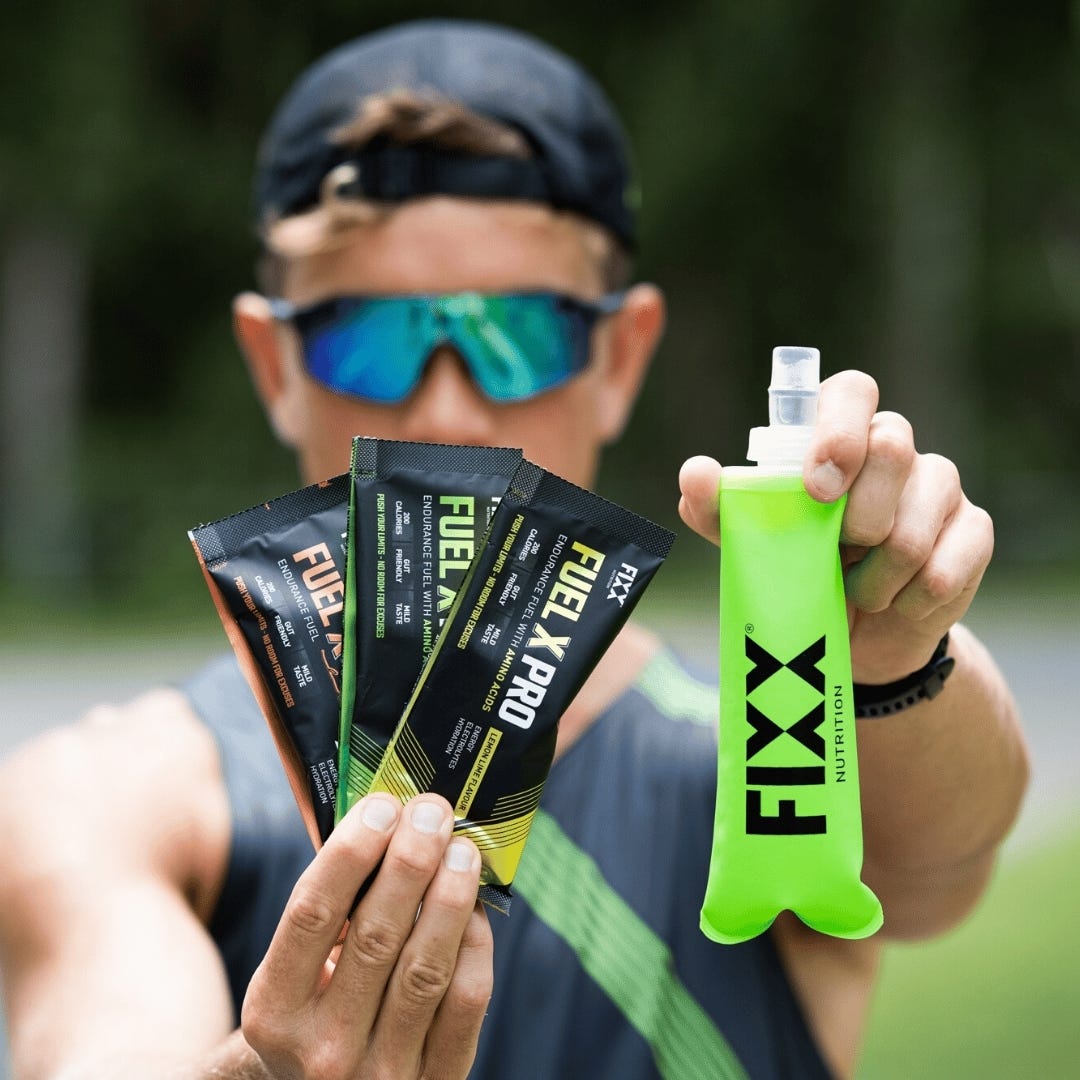 Fixx Nutrition Soft Flask 250ml Green