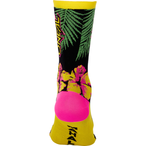 O'Neal MTB Performance Socks Island Pink/Green/Yellow