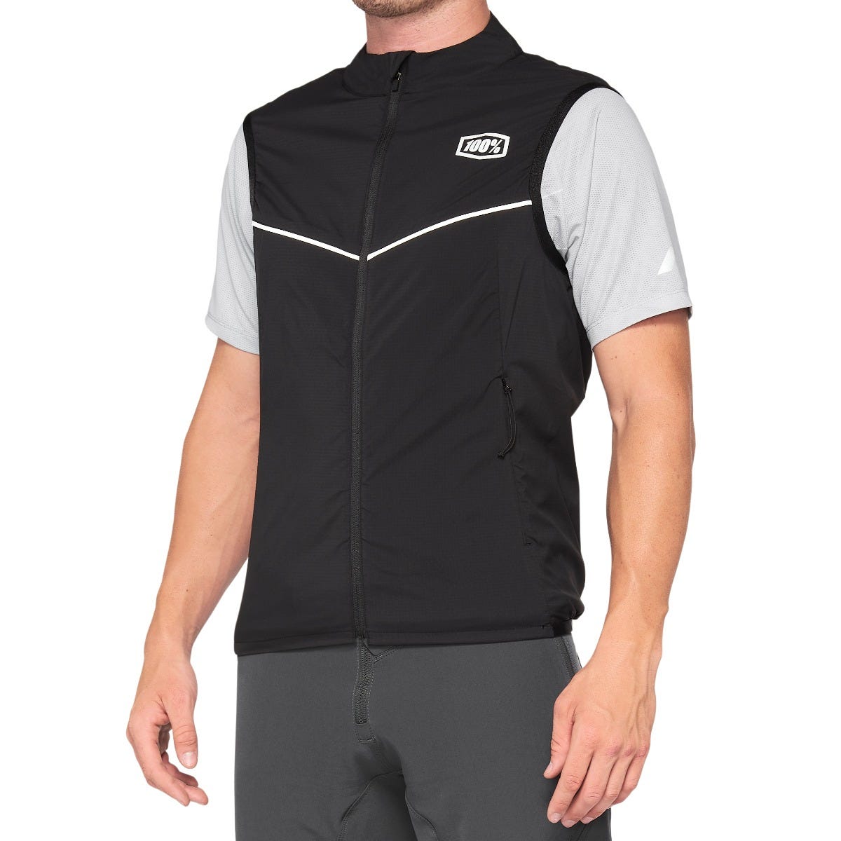 100% Corridor Stretch Vest Black