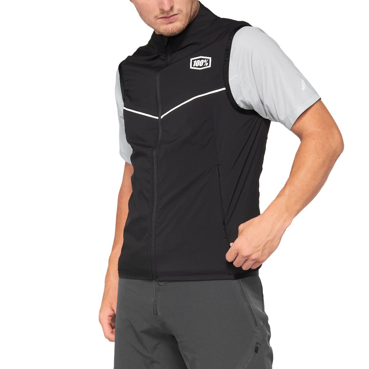 100% Corridor Stretch Vest Black