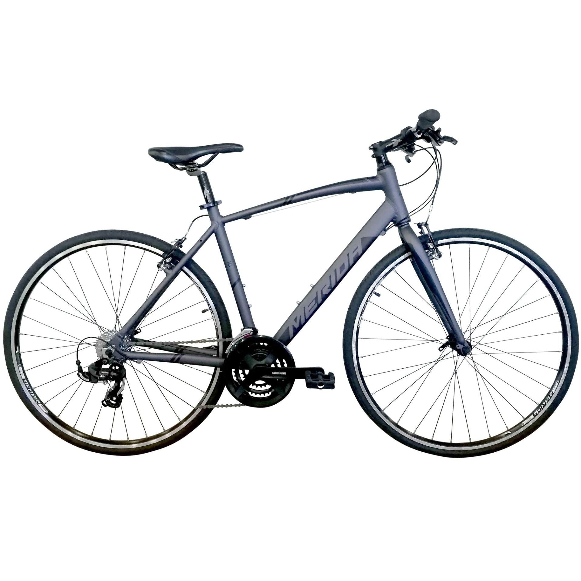 Merida Speeder 10-V Flat Bar Road Bike Anthracite/Black