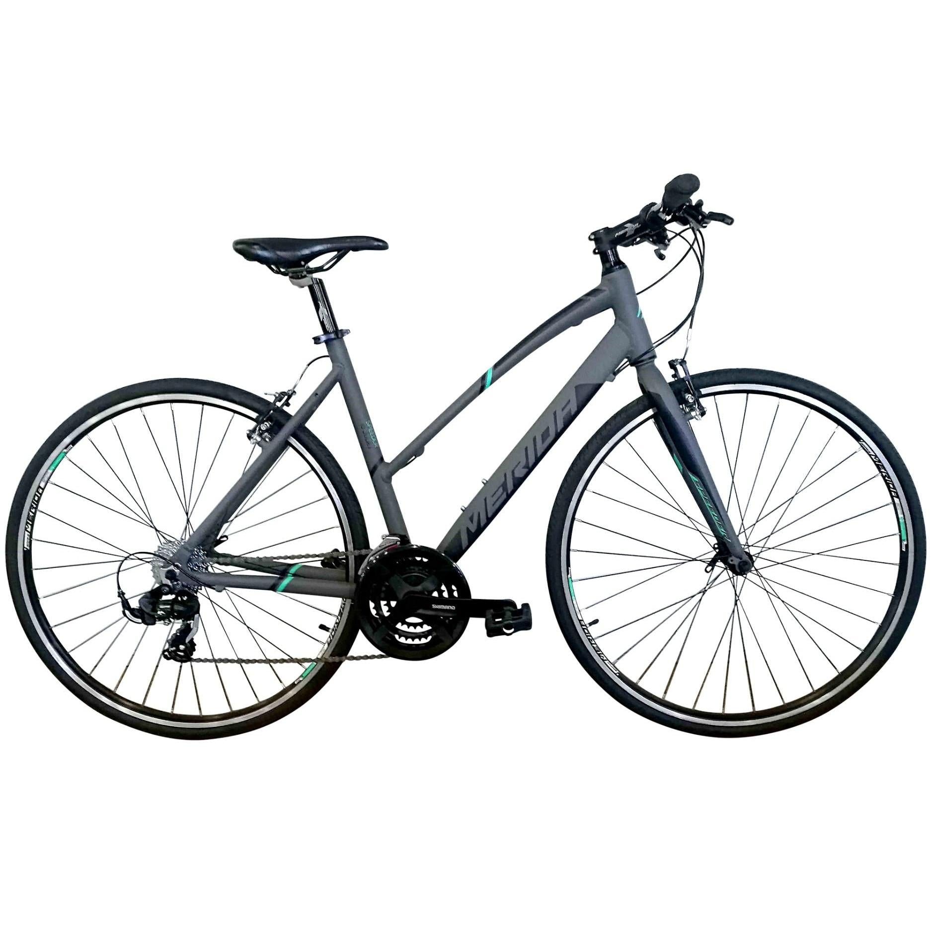 Merida Speeder 10 Juliet Flat Bar Road Bike Matt Grey/Black/Mint