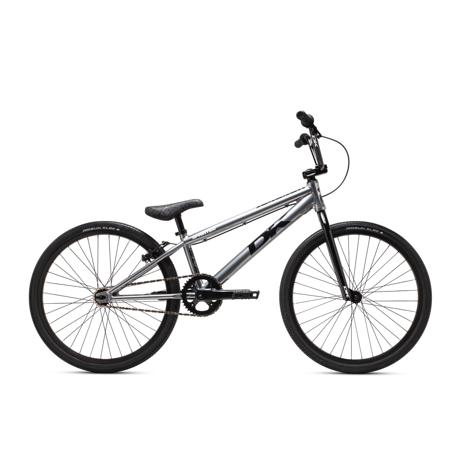 DK Sprinter Cruiser 24 BMX Race Bike Silver (2020)