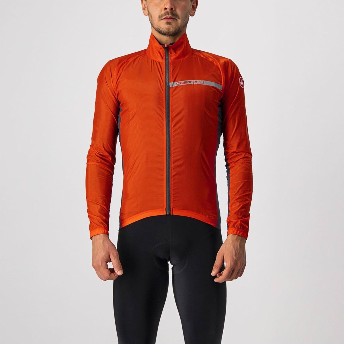 Castelli Squadra Stretch Jacket Fiery Red
