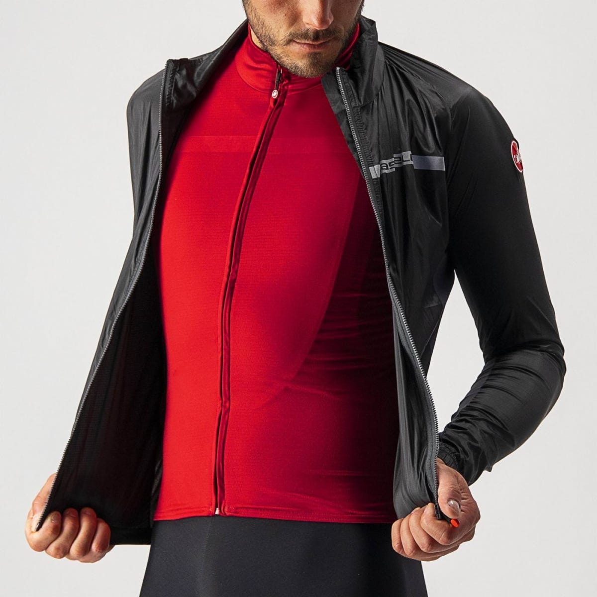 Castelli Squadra Stretch Jacket Light Black