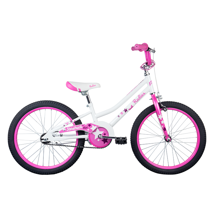 Radius Starstruck Mini 20 Kids Bike Pearl White/Pink/Purple (2020)