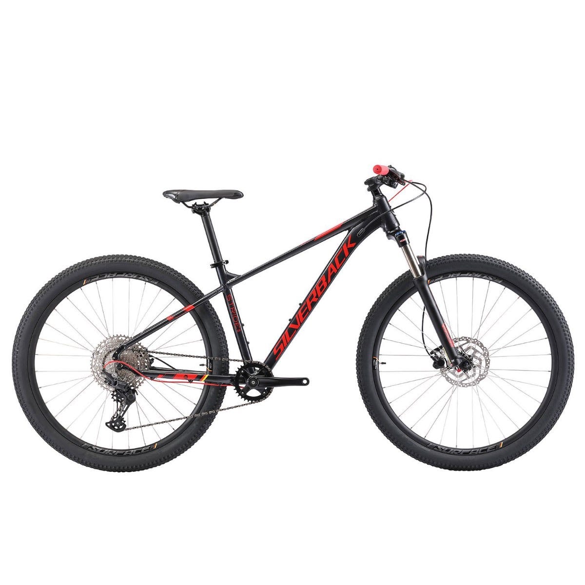 Silverback Stride Elite 27.5" Mountain Bike Charcoal/Watermelon (2021)