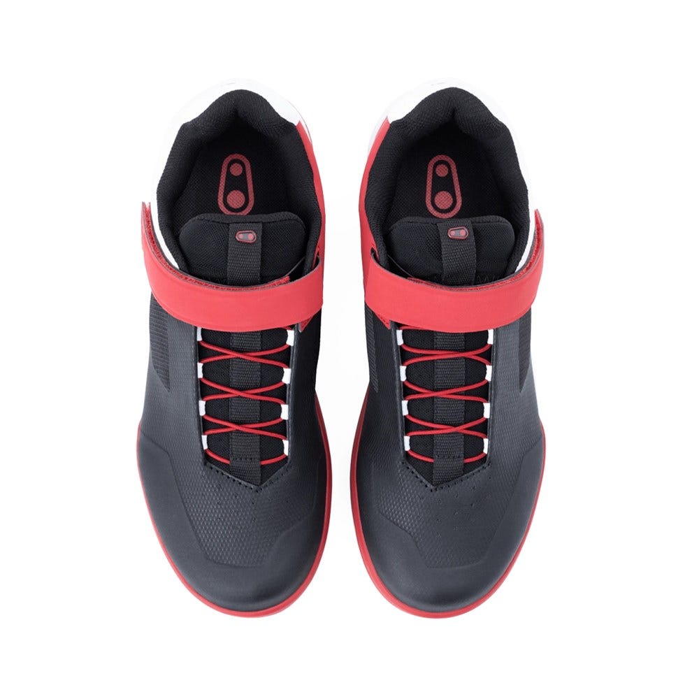 Crankbrothers Stamp Speedlace MTB Flat Pedal Shoes Black/Red/White