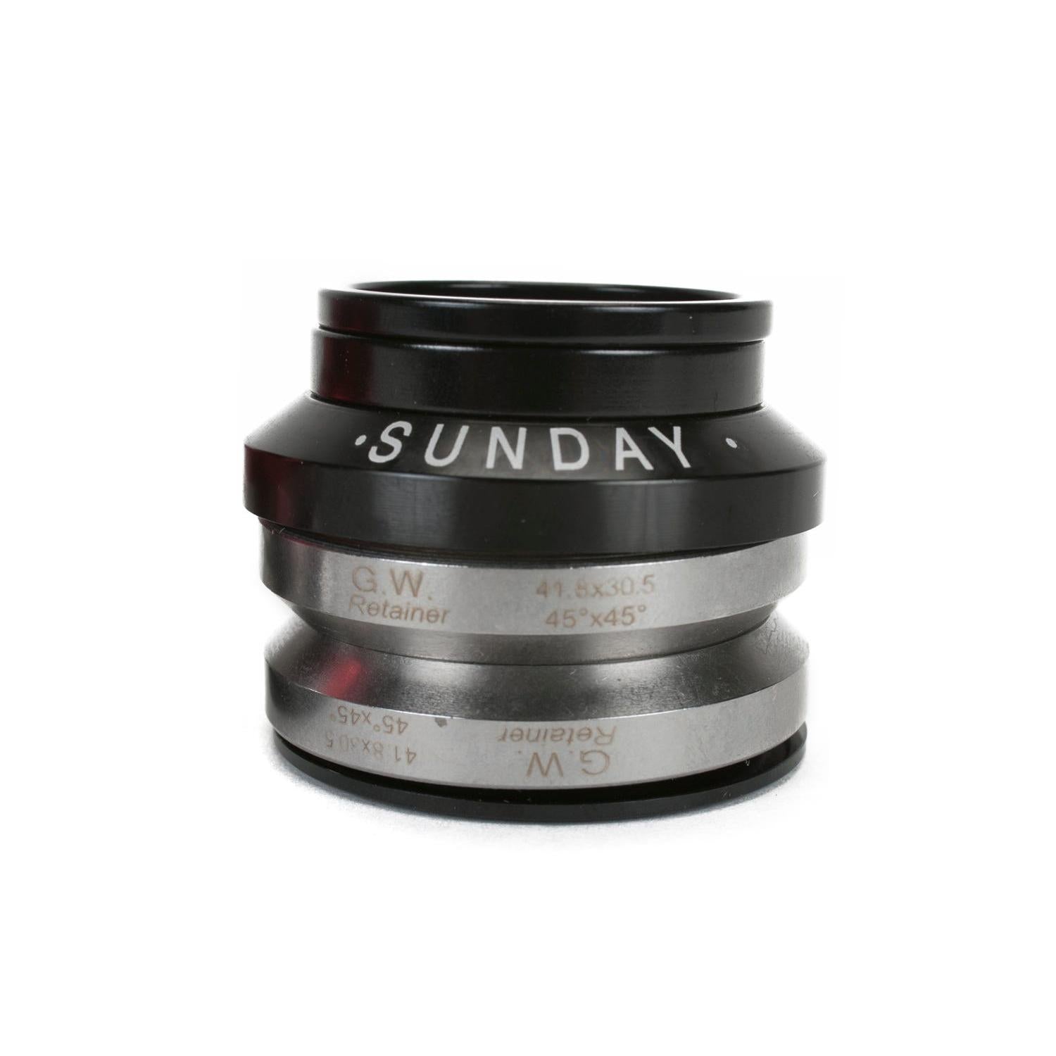 Sunday Integrated BMX Headset 1 1/8'' Black