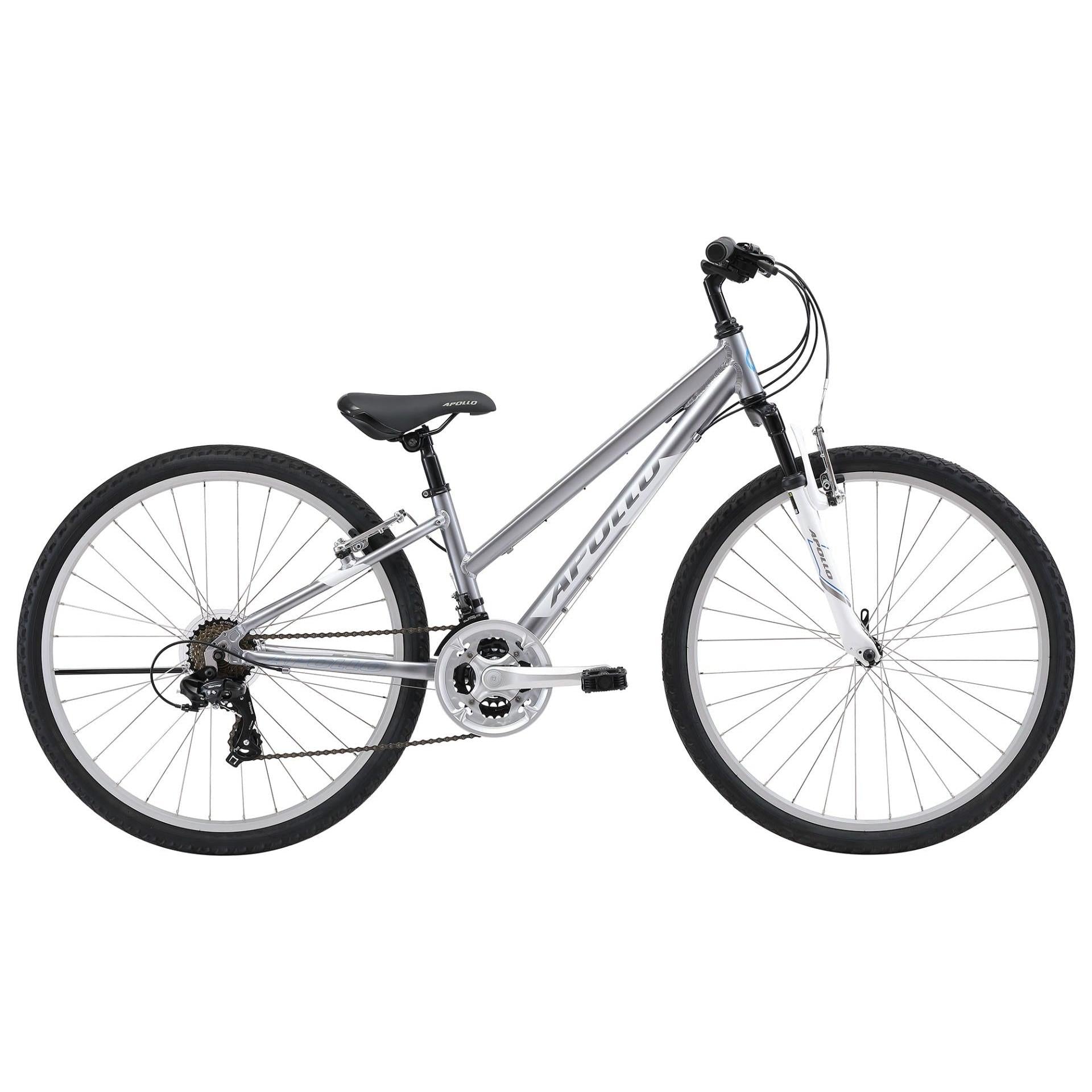 Apollo Summit 10 Hybrid Bike Gloss Silver/Gloss White/Gloss Blue – 99 Bikes