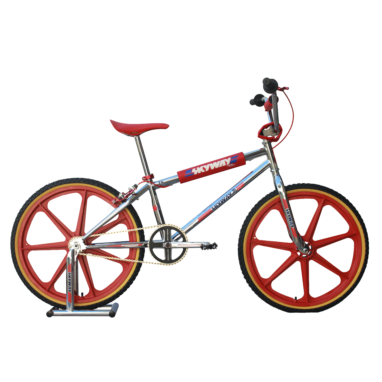 Skyway TA 24 Pro Replica 24" BMX Bike Chrome/Black
