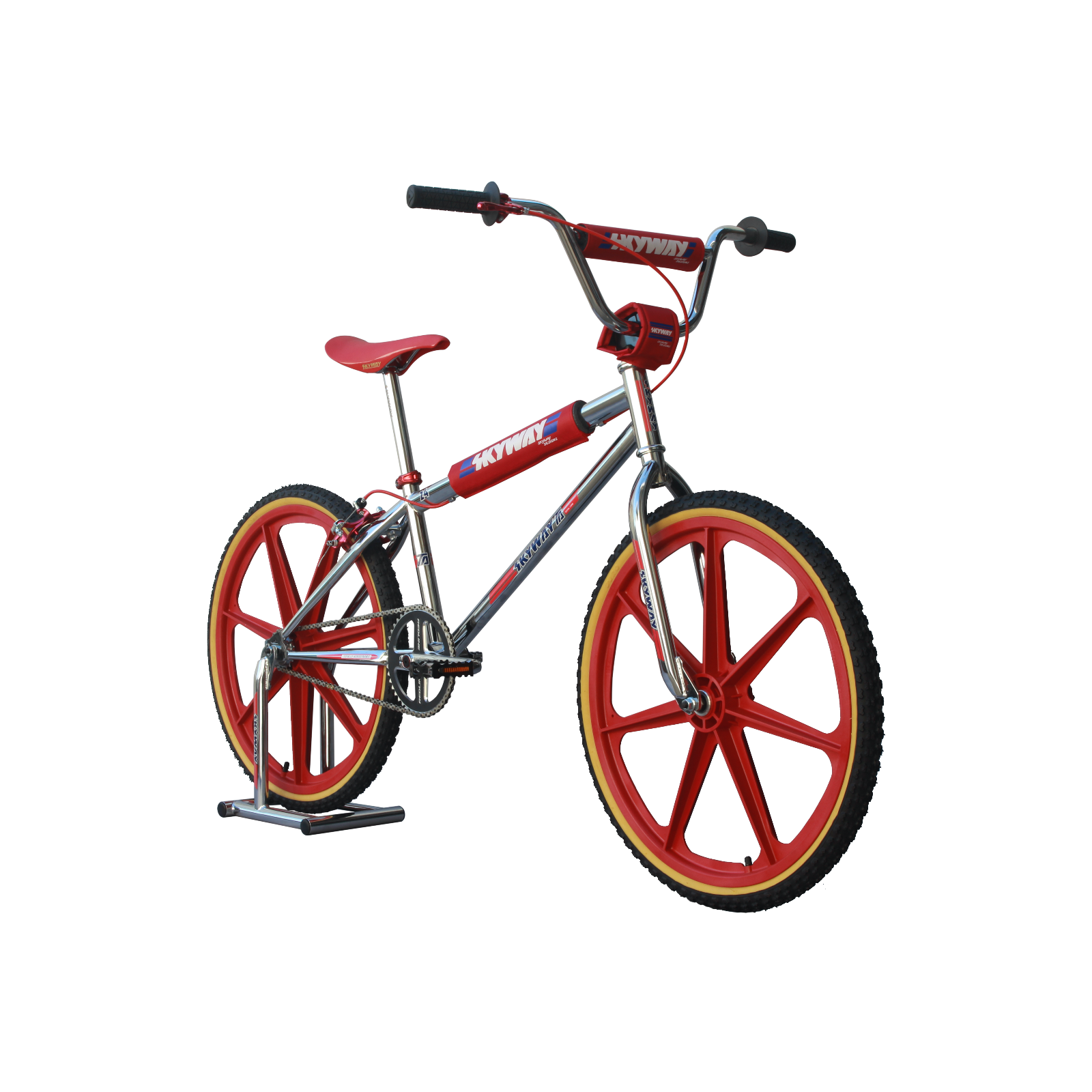 Skyway TA 24 Pro Replica 24" BMX Bike Chrome/Black
